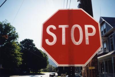 Stop (Brattleboro, VT.  Translucent.)