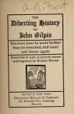 Frosts Copy of The Diverting History of John Gilpin