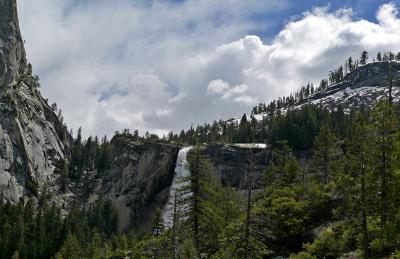 Nevada Fall and incoming snowstorm