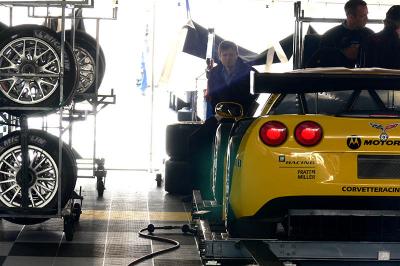 Corvette paddock