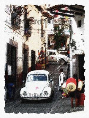 Taxco street.