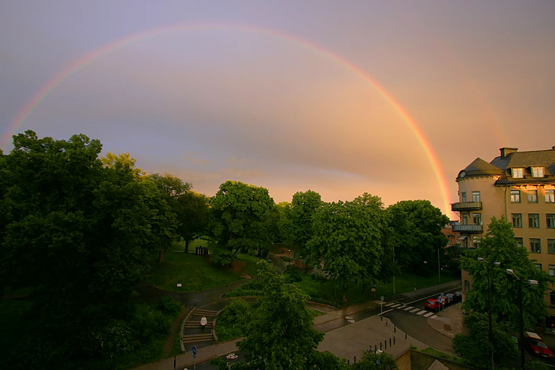 Rainbow over Kronobergsparken