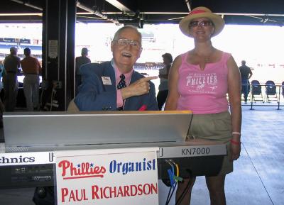 Organist Paul Richardson and Joann