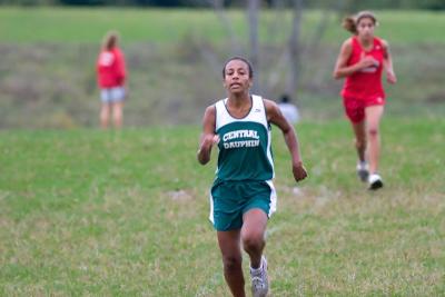 Central Dauphin runner coming to finish line