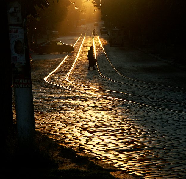 Late evening tramlines