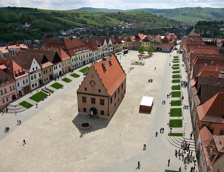 Bardejov - from the Cathedral tower