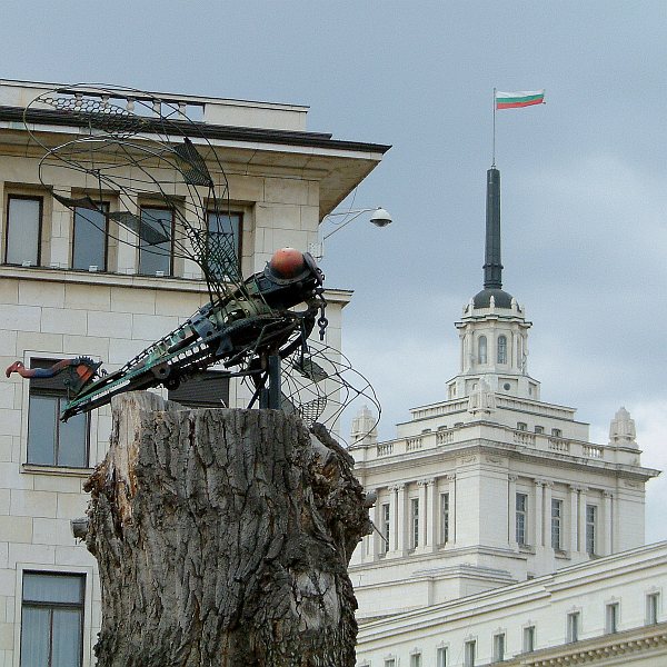 Near the former Party house