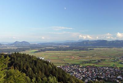 View from Šmarjetna Gora, Kranj