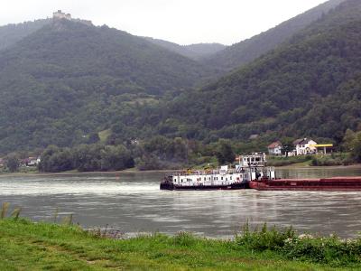 Aggstein Ruin on the Danube River