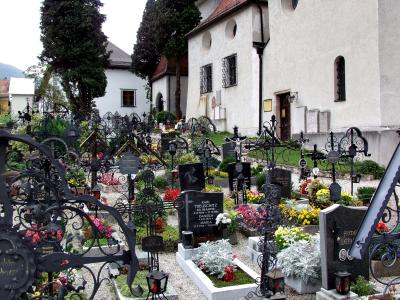 Nice Plantings in the Traunkirchen Parish Church