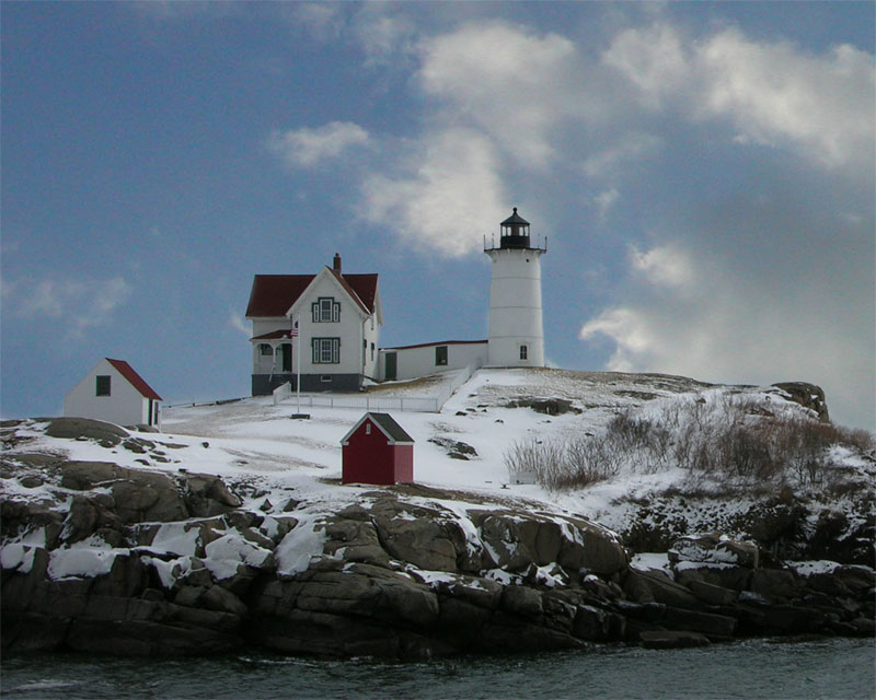 Nuble Lighthouse in Winter