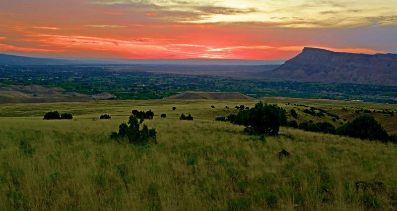 Hometown Sunset by Albert Yanowich Jr.