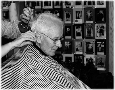 The Barber Barbered  by David Fink