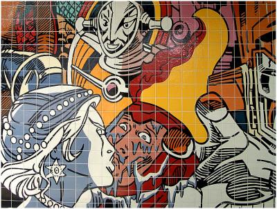 Modern Murals of Azulejos (Glazed Tiles)  003
