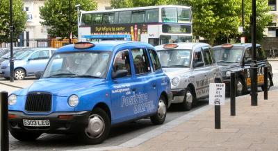 Not all the Black cabs are Black