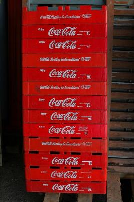 red Coca Cola trays