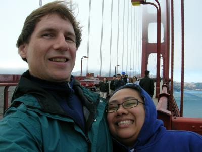 Tom and Shinta on Golden Gate