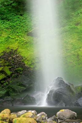 Base of Elowah Falls In Wind 9w.jpg