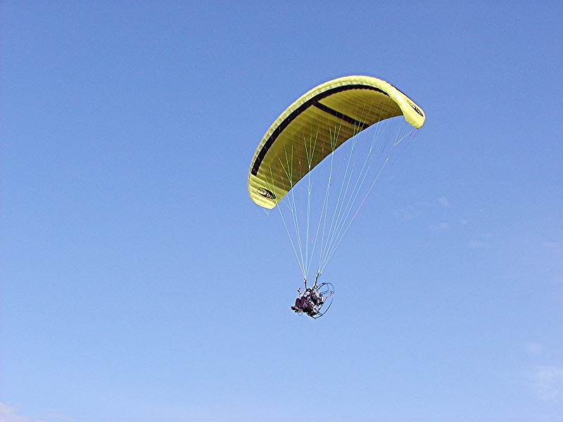 Backpack pilot from ground