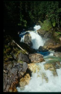 A Raging Waterfall Somewhere in British Columbia