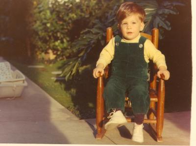 Pulled our furniture outside in the summer or winter. Hey, it was Los Angeles.