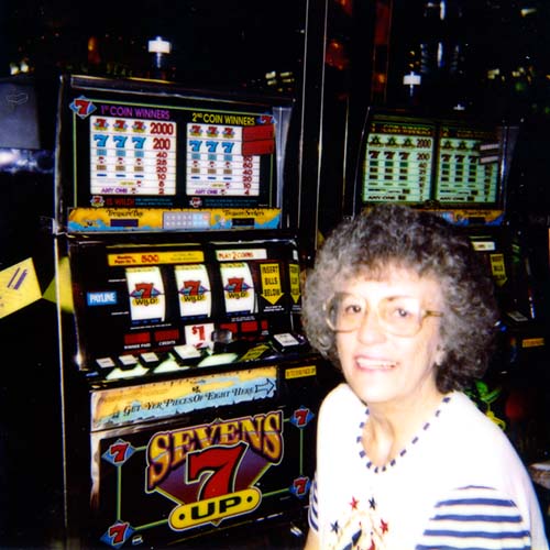 1995 - Elizabeth Liz Jones hitting the big one at Treasure Bay Casino