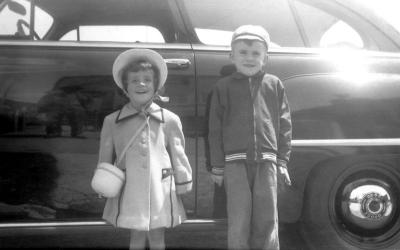 1951 - Elizabeth Anna Jones and her brother