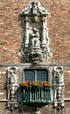 Detail at the Belfort, Brugge