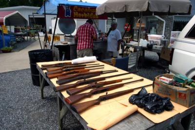 Guns For Sale at flea market