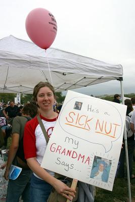 My Grandma says -- He's a sick nut