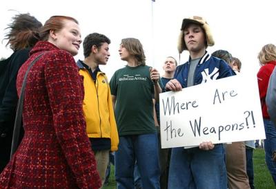 High School Walkout Against Bush's War
