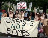 Breasts not bombs