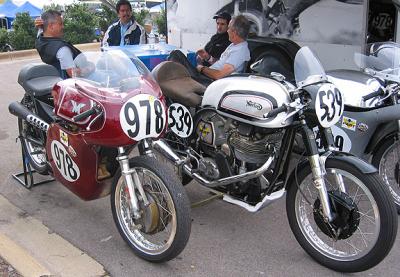 G50 Matchless and Manx Norton