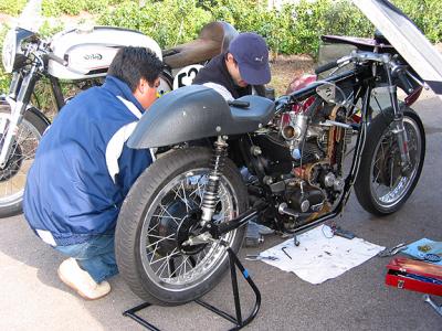 Working on the G50 Matchless
