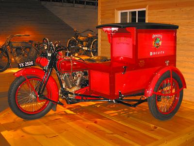 Australian Harley delivery wagon