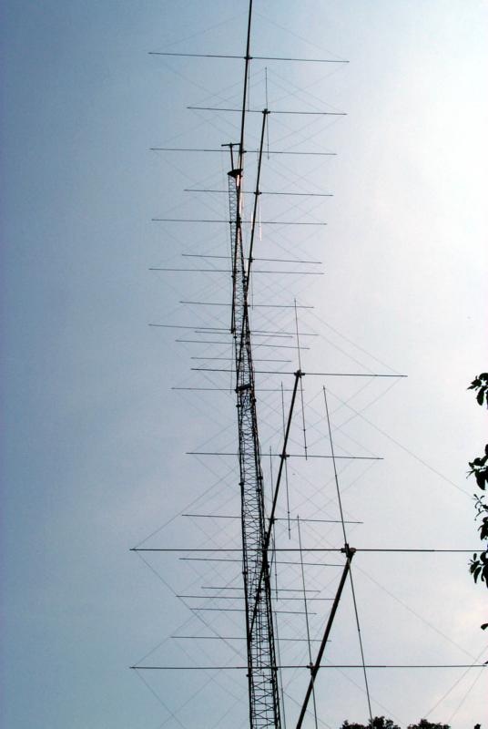 Highband Quads on rotating tower