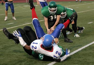 .....causing a fumble that was recovered by Evan Ekstrom