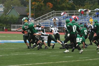 Nick DePofi fighting for yards during a kickoff return