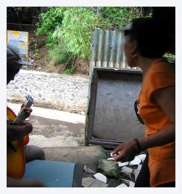 Singing with Elderly Rondalia Player