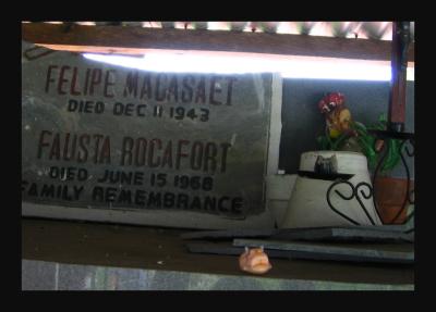 Relic with Great Grandfather Felipe Macasaet