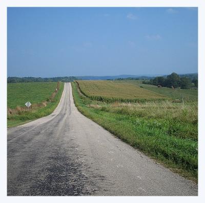 road over slope