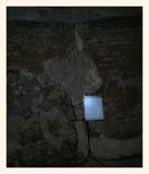music stand in cellar