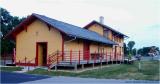 Milwaukee Road Depot, New Glarus, Wisconsin, rear view.jpg