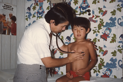 With Dr Rhee