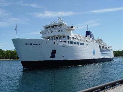 The ferry that took us from the Bruce Penninsula to Mnaitoulin
