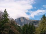 Half Dome in the Clouds