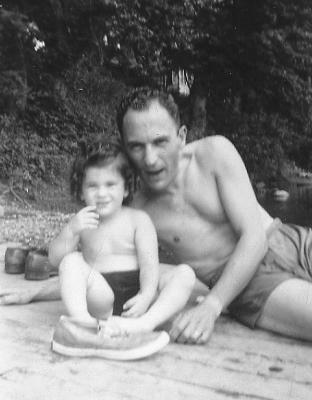 Margie & Dad on Cottage Dock.jpg