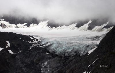 Glacier viewed from Mt Alyeska
