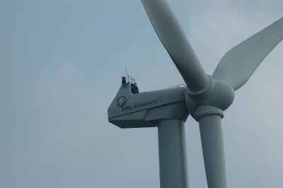Wind powered electric generator in Thomas