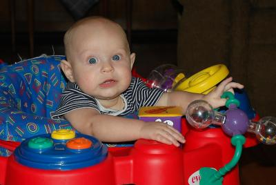 Brooks in Mega Saucer - 6 1/2 months